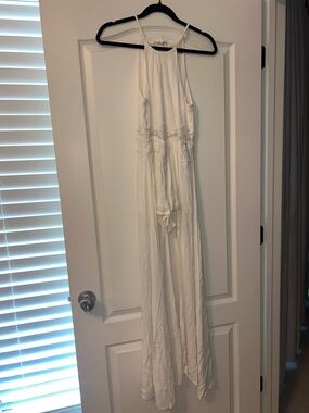 White romper maxi size small